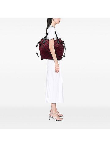 Burberry Supernova Check Nylon Buckleigh Tote (view 2)