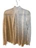 Akemi + Kin White Gray Long Sleeve Blouse Size M - photo 2