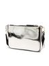 Prada 100% Leather Silver Brushed Leather Re Edition Zip Messenger Bag One size - photo 3