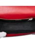 Prada 100% Leather Red Saffiano Double Turn Lock Top Handle Bag One size - photo 5