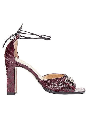 Gucci Gucci Tom Ford scaled leather silver Horsebheels (view 2)