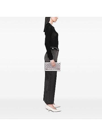 Chanel Quilted Calfskin Pixel Effect Beauty Foldover Clutch (view 2)