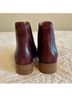 Madewell 100% Leather Brown Ankle Boots Size 7 1/2 - photo 6