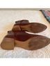 Madewell 100% Leather Brown Ankle Boots Size 7 1/2 - photo 7