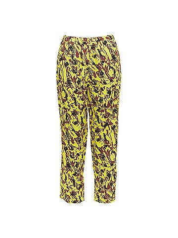 MARNI Marni abstract print drop crotch tape pants (view 1)