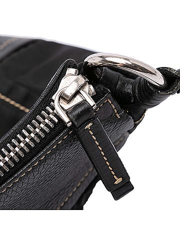 Prada Leather and Tessuto Shoulder Bag (view 2)