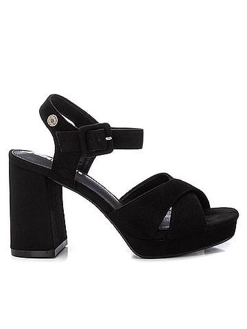 XTI Women's Heeled Leather Sandals (view 1)