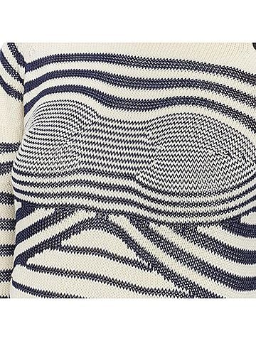 Jean Paul Gaultier Jean Paul Gaultier Cyber Baba optical stripe sailor sweater (view 2)