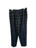 Alfred Dunner Plaid Green Black Casual Pants Size 16 - photo 2