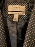 J.Crew 100% Cotton Polka Dots Blue Blazer Size 0 - photo 3