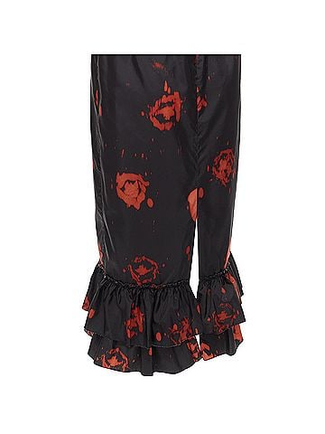 MARNI Marni splatter tie dye print tie ruffle hem midi skirt (view 2)