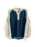 We the Free 100% Cotton Solid Blue Ivory Pullover Sweater Size M - photo 13