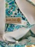 Helen Jon Graphic Floral Blue Green Swimsuit Top Size M - photo 3