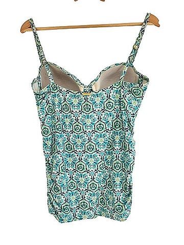 Helen Jon Ruched Underwire Tankini Top Swimsuit Top (view 2)
