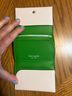 Kate Spade New York 100% Leather White Green Card Holder  One size - photo 4