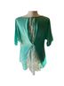 Altar'd State 100% Polyester Green White Short Sleeve T-Shirt Size M - photo 2