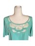 Altar'd State 100% Polyester Green White Short Sleeve T-Shirt Size M - photo 12