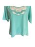 Altar'd State 100% Polyester Green White Short Sleeve T-Shirt Size M - photo 7