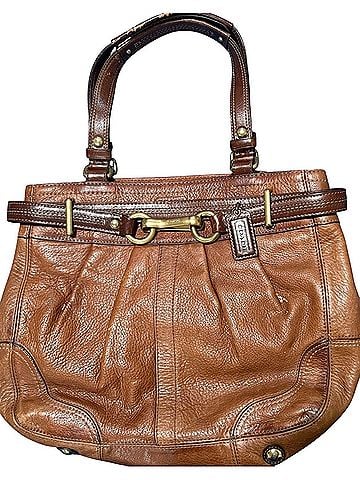 Coach Hamptons Leather Tote (view 1)