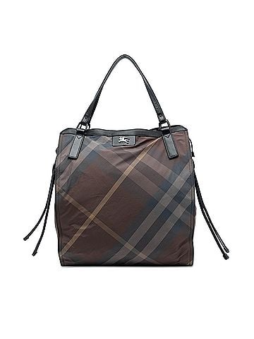 Burberry Supernova Check Nylon Buckleigh Tote (view 1)