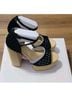 Jessica Simpson Black Tan Heels Size 9 - photo 11
