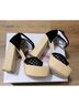 Jessica Simpson Black Tan Heels Size 9 - photo 7