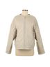 Zara Ivory Tan Faux Leather Jacket Size M - photo 1