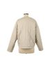 Zara Ivory Tan Faux Leather Jacket Size M - photo 2