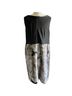 Dana Kay Print Black Gray Casual Dress Size 16 - photo 2