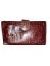 Brighton 100% Leather Animal Print Brown Wallet One size - photo 2