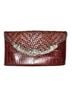 Brighton 100% Leather Animal Print Brown Wallet One size - photo 1