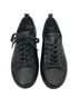 Ecco 100% Leather Black Sneakers Size 7 1/2 - photo 2