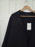Theory Solid Black Blazer Size L - photo 3