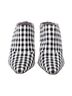 Altuzarra 100% Canvas White Altuzarra Checkered Davidson Houndstooth Mules in White Canvas Size EU 40 1/2 - photo 3
