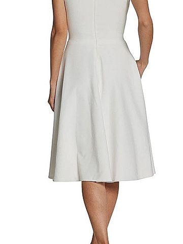 Dress the Population V-Neck Fit & Flare Casual Dress (view 2)