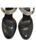 Dries Van Noten 100% Leather Color Block Black White Heels Size 7 - photo 11
