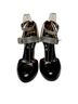 Dries Van Noten 100% Leather Color Block Black White Heels Size 7 - photo 1