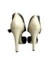 Dries Van Noten 100% Leather Color Block Black White Heels Size 7 - photo 2
