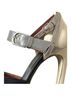 Dries Van Noten 100% Leather Color Block Black White Heels Size 7 - photo 7