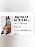 Torrid 100% Cotton Solid Gray Cardigan Size 3X - photo 6