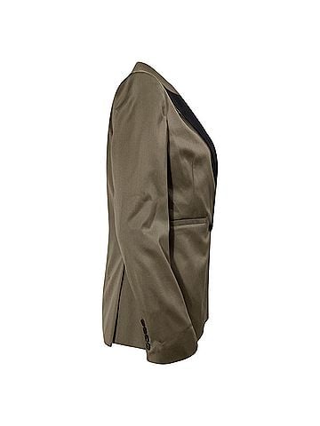 Rachel Comey Rachel Comey Double Breasted Two Toned Blazer in Brown Wool (view 2)