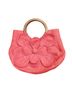 Mar Y Sol 100% Raffia Floral Pink Satchel One size - photo 1