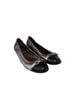 AGL Black Gray Flats Size EU 37 1/2 - photo 1
