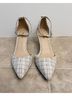 Pashion Tweed Multi Color Ivory Black Heels Size 8 - photo 5