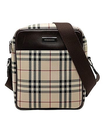 Burberry House Check Canvas Crossbody (view 1)