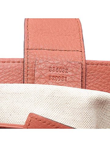 Gucci Small Calfskin Bamboo Shopper Satchel (view 2)