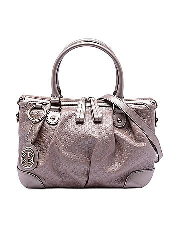 Gucci Metallic Microguccissima Sukey Satchel (view 1)