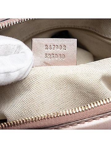 Gucci Metallic Microguccissima Sukey Satchel (view 2)