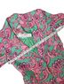 Alice + Olivia 98% Polyester 2% Elastane 100% Polyester Paisley Pink Green Blazer Size 2 - photo 12