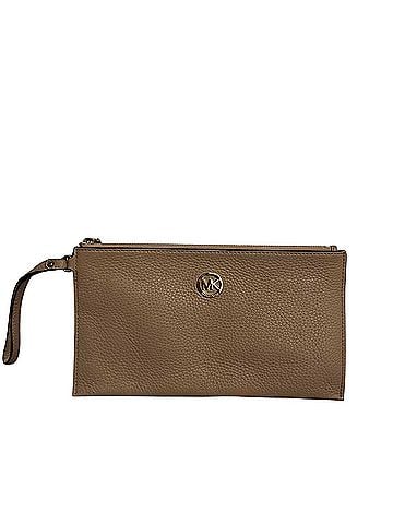 Michael Kors Leather Wristlet (view 1)